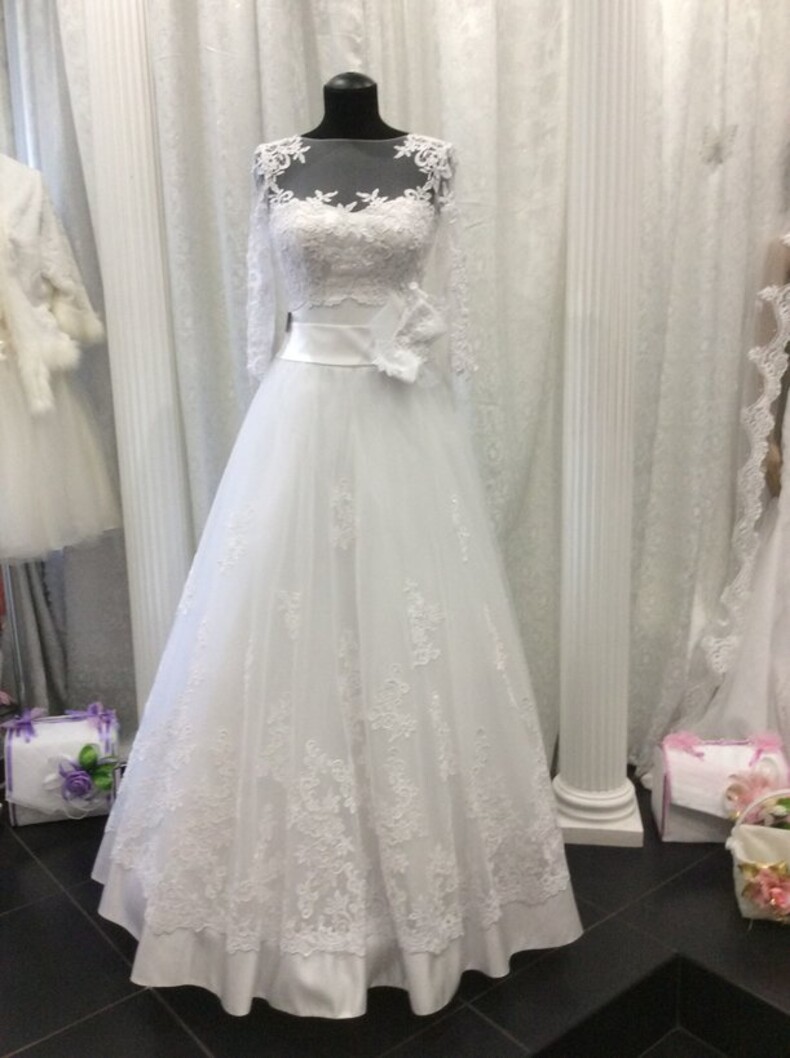 Свадебное платье OS 676+ болеро LB 14642